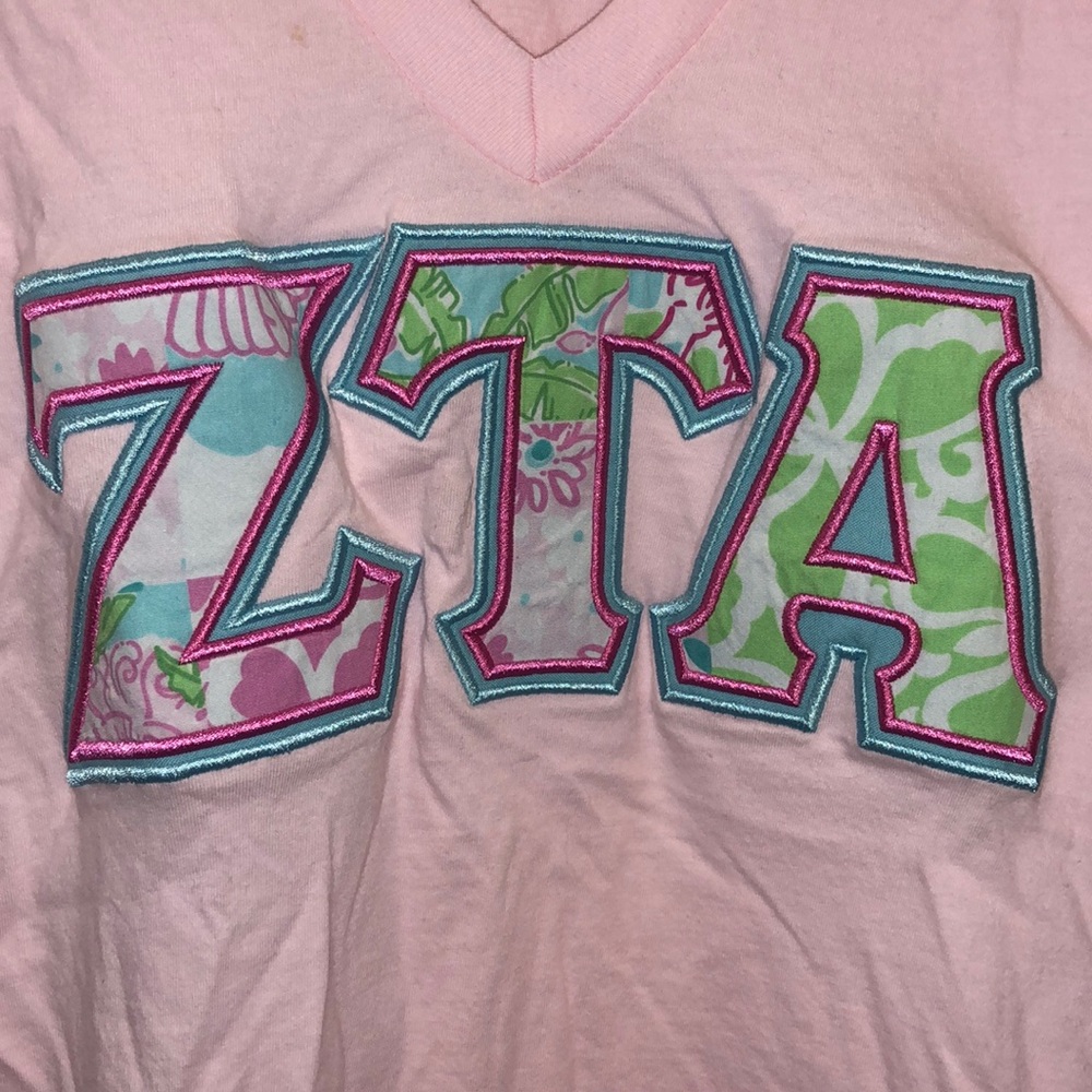 ZTA sorority letter shirt
